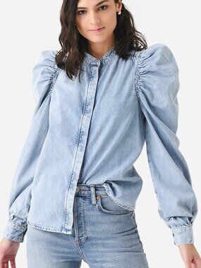 Frame Denim Gillian Long Sleeve Top - NEW